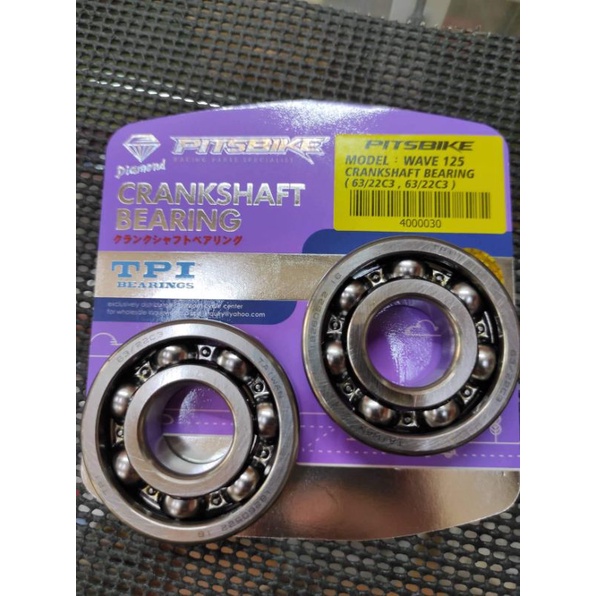 Pitsbike racing crankshaft wave xrm 125 rs crank side main bearing hi