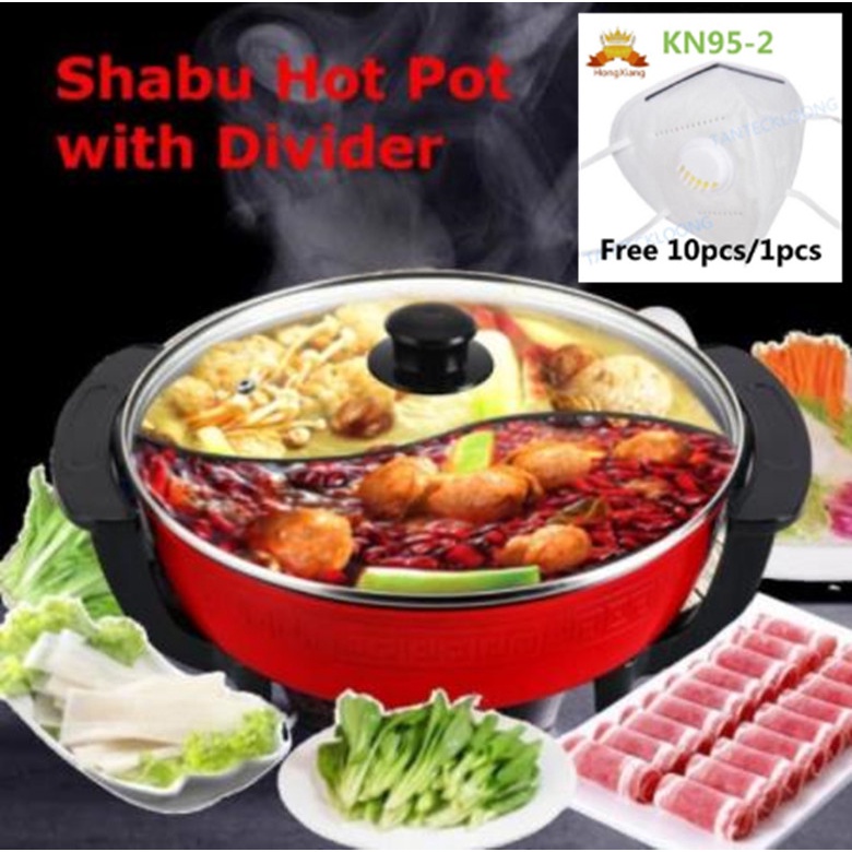 32cm Cooking Pot Stainless Steel Double Ear Fondue Hot Pot Double