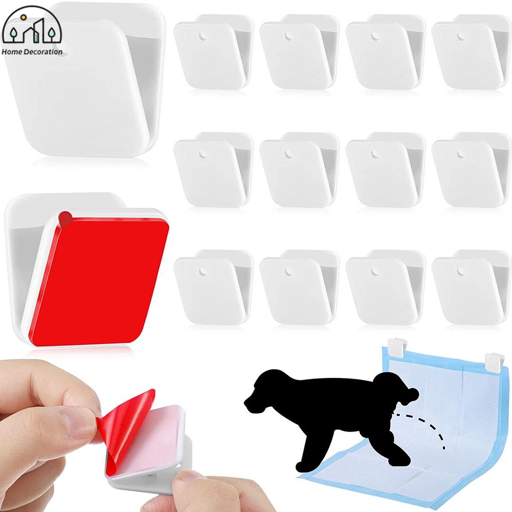 12pcs Dog Wall Pee Pad Holder Keeps Your House Clean Selfsticky Dog