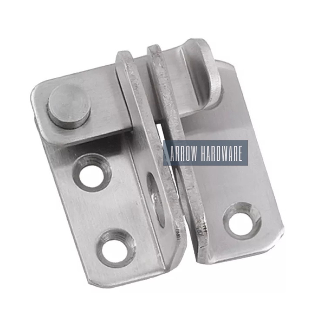 Stainless Steel Safety Hasp Door Lock for Bathroom Bedroom Door Catch