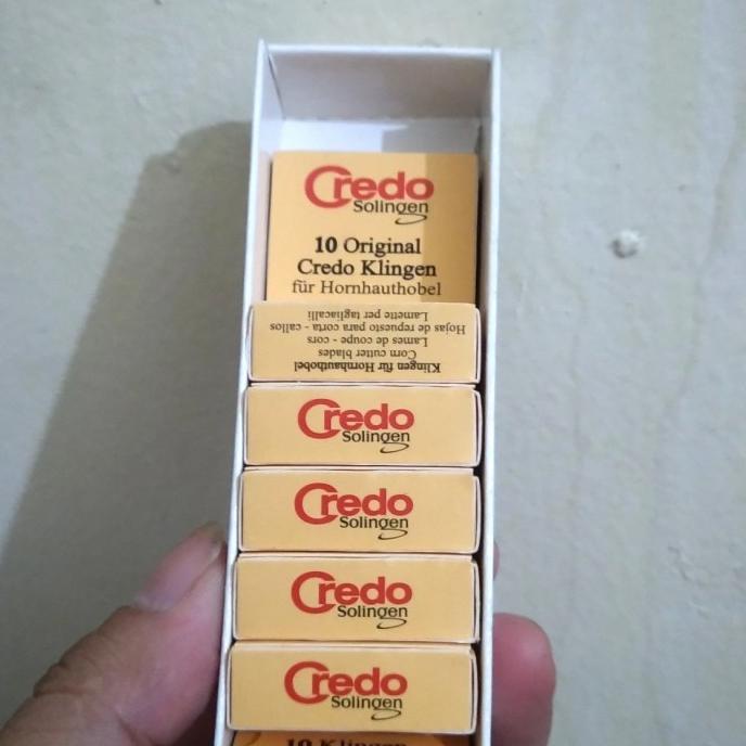 Original Credo Solingen Razor Contents 10 Blades Made In Germany Best