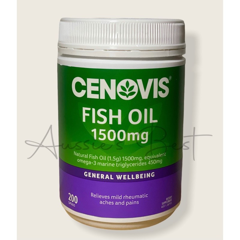 Cenovis Fish Oil 1500mg Shopee Philippines