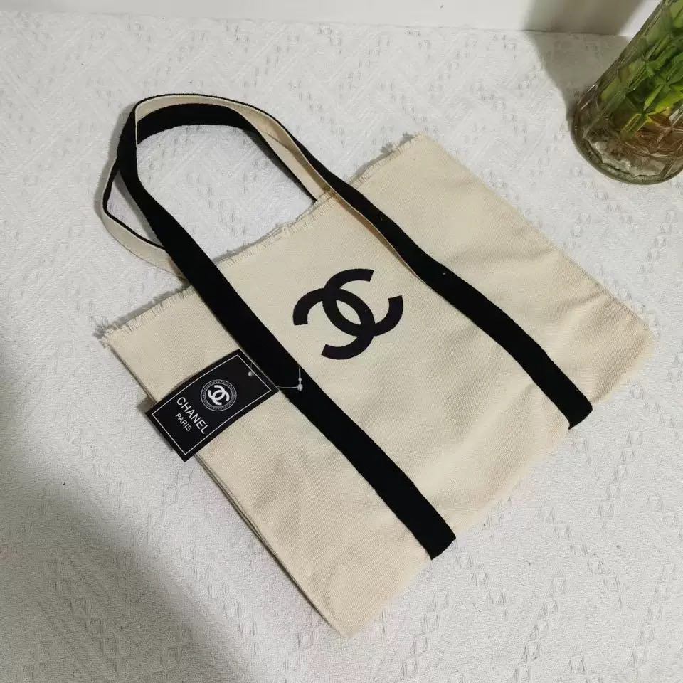 New Arrival Chanels Tote Canvas Bag Handle Bag Mother Bag Shopping Bag