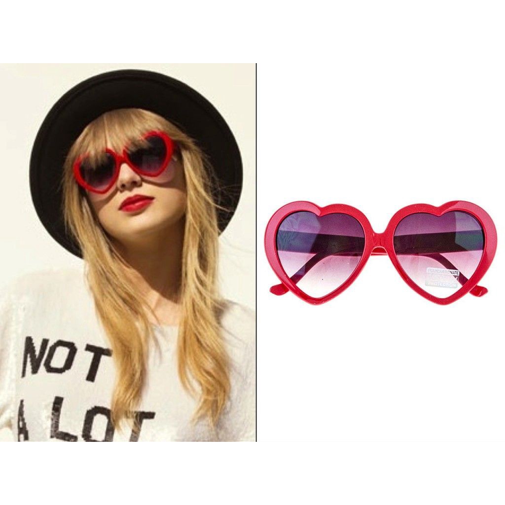 Heart Shaped Sunglass / Red Sunglass Shopee Philippines