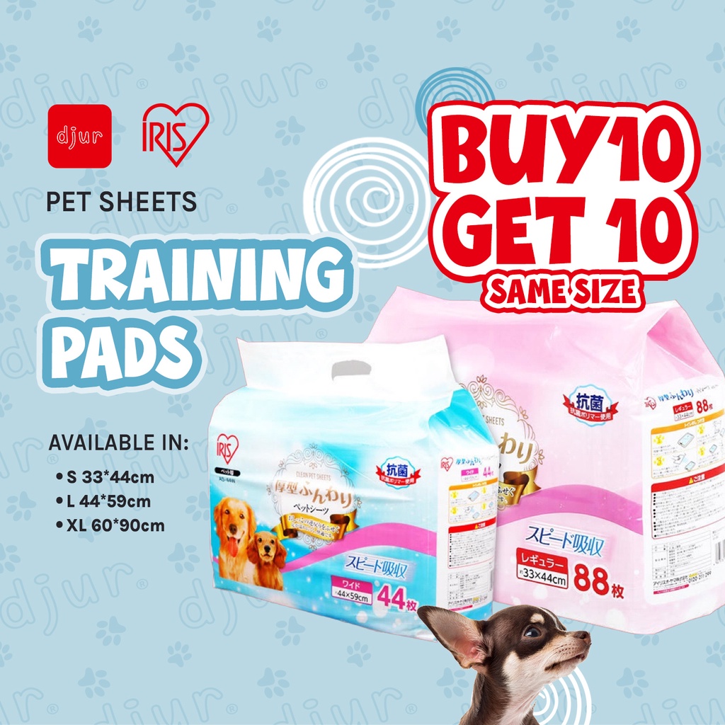 IRIS Pet Training Pads Clean Pet Sheets Dog Potty Pads Dog Wee Wee Pad