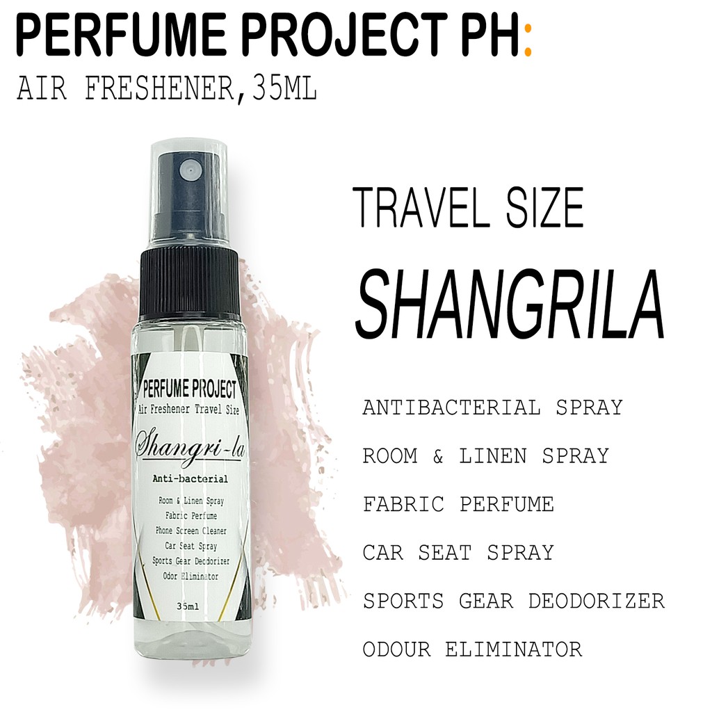 35ml Travel Size Air Freshener Room Linen Spray Antibac Fresh Bamboo