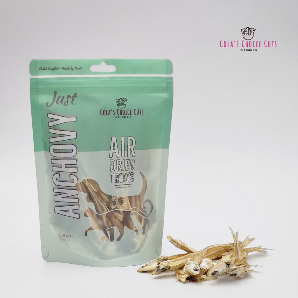 All Natural Air Dried Anchovy Healthy Pet Treats for Dogs and Cat by