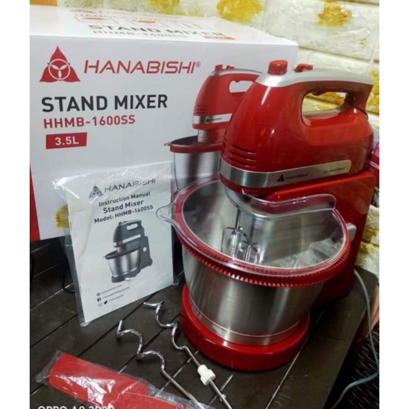 HANABISHI STAND MIXER 3.5Li (HHMB1600ss) Shopee Philippines