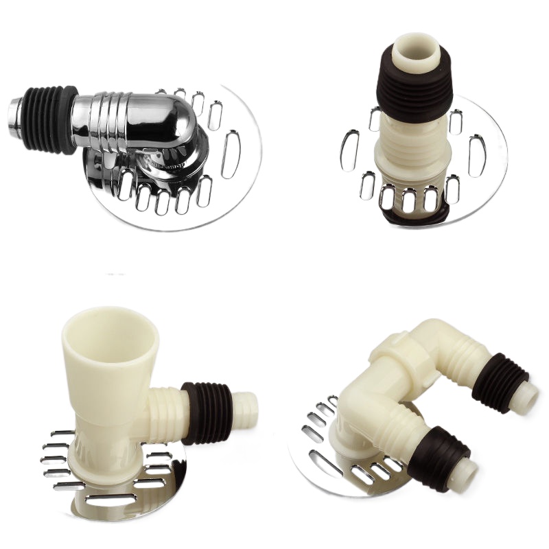 Submarine washing machine floor drain connector drum washing machine drain pipe elbow mop pool