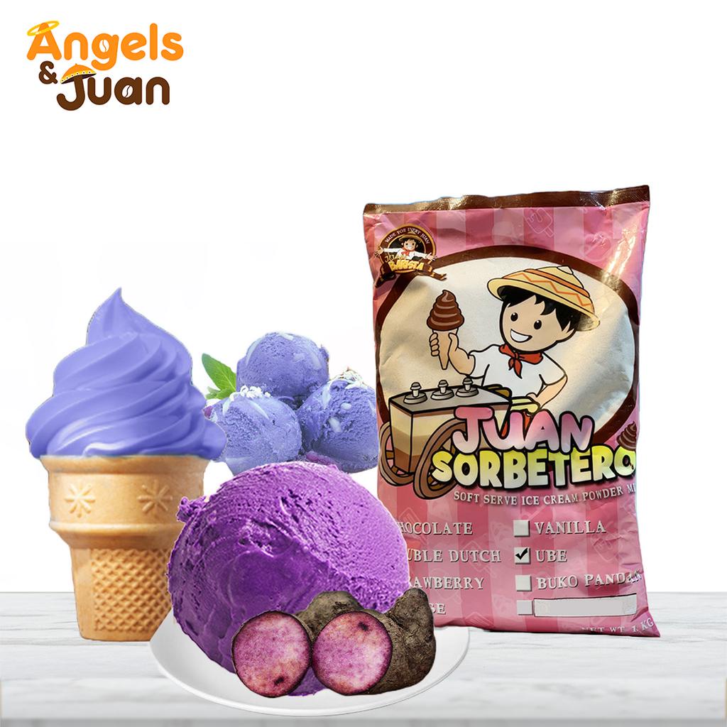 Juan Sorbetero Ube Soft Serve Ice Cream Powder Mix for Ice Cream