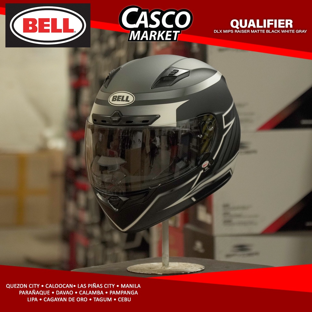 BELL QUALIFIER DLX MIPS RAISER FULL FACE PROTINT SINGLE VISOR