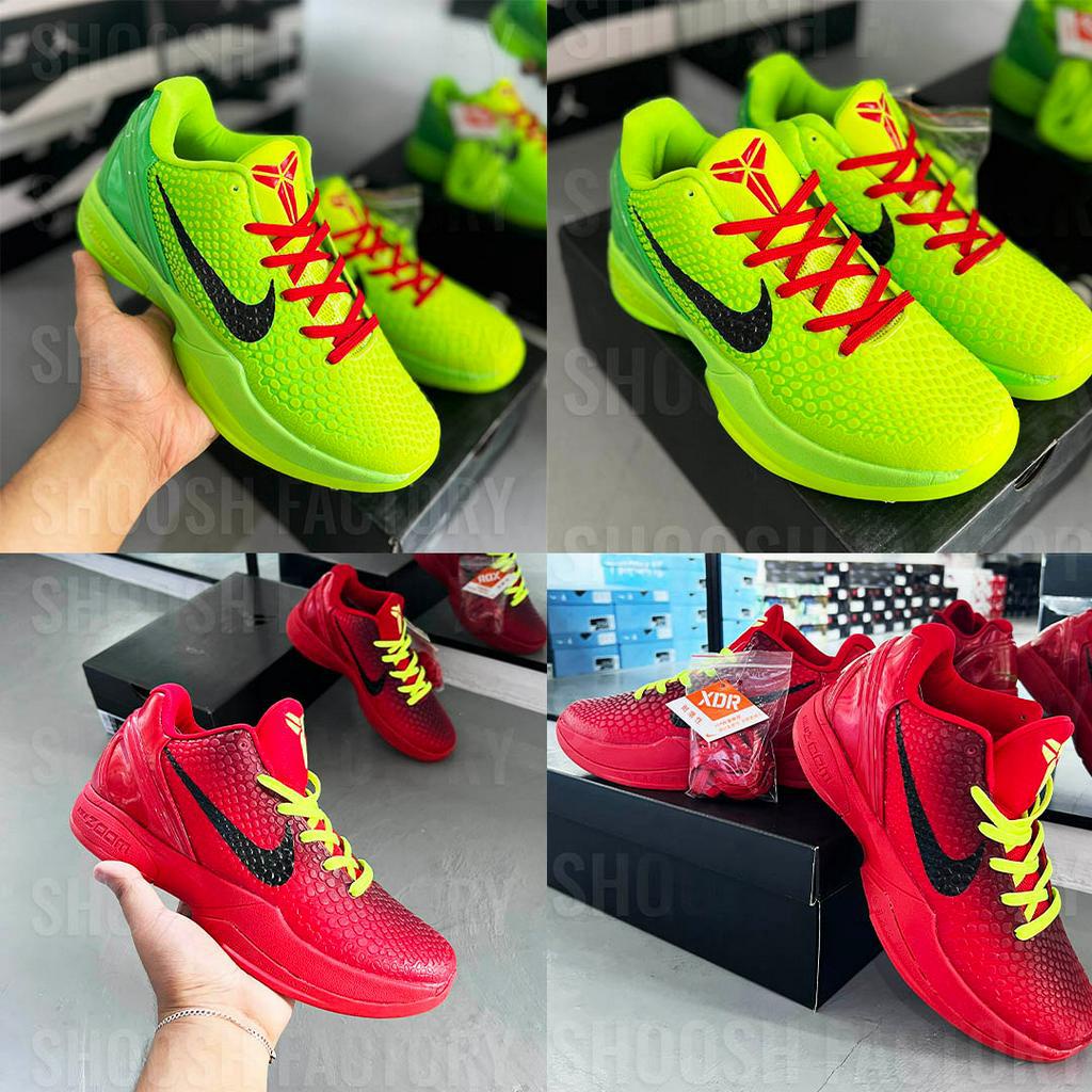 Kobe 6 Grinch & Reverse Grinch UA Shoes Men Basketball shooshfactory