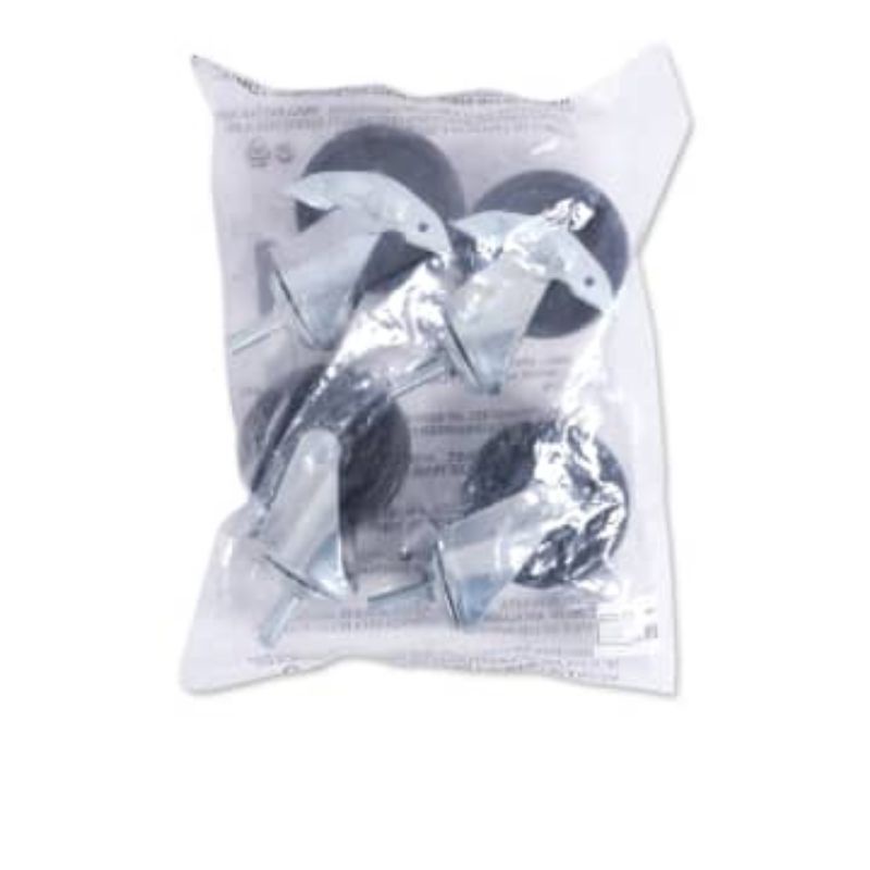 Caster Wheel wire rack Shelves set krisbow 4 pcs 10051852 Shopee