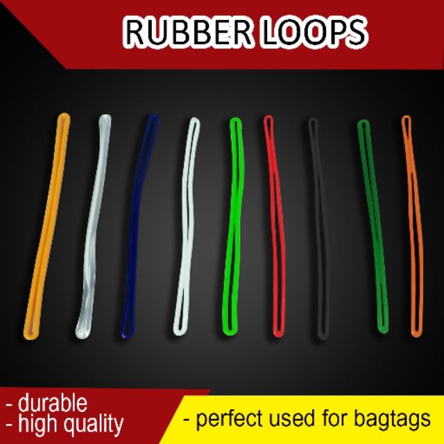 RUBBER LOOP(bag tag) Shopee Philippines