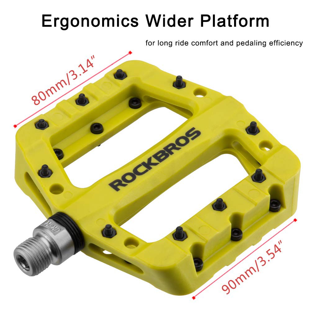 ROCKBROS Bike Pedals UltraLight Sealed Bearing Bicycle Pedal Bicycle