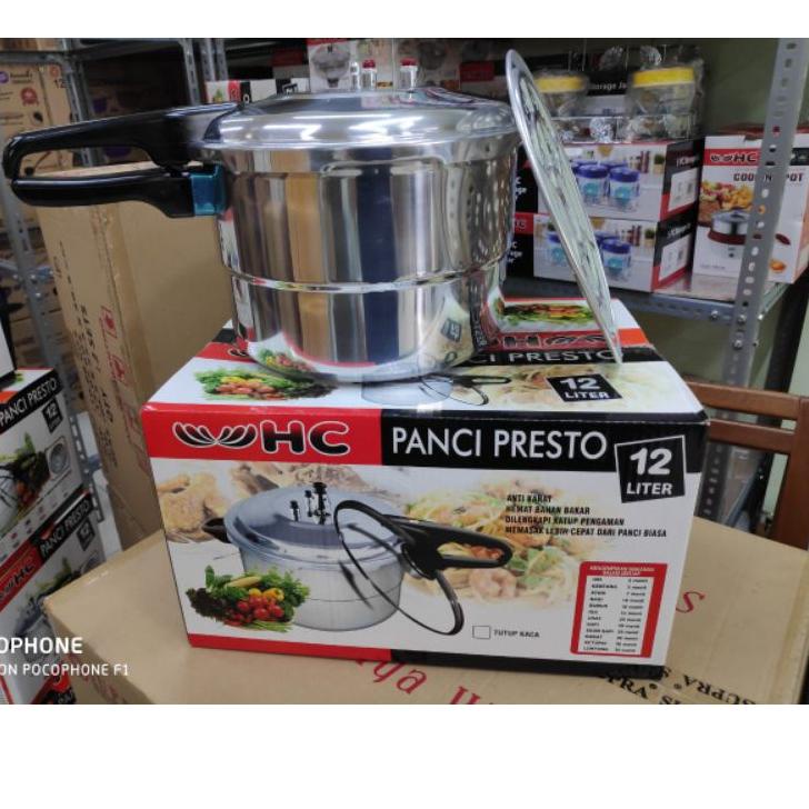 Eva Presto Pot 12 Liters HC Without New Glass Lid Shopee Philippines