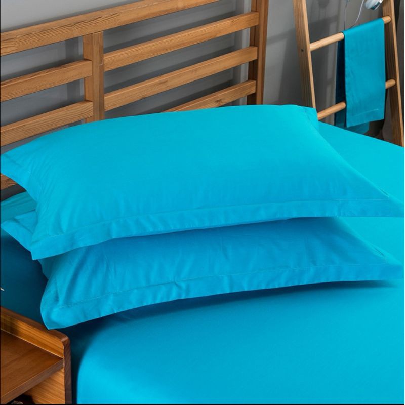 plain color and plain white Pillow Case 2pcs per pack cotton with