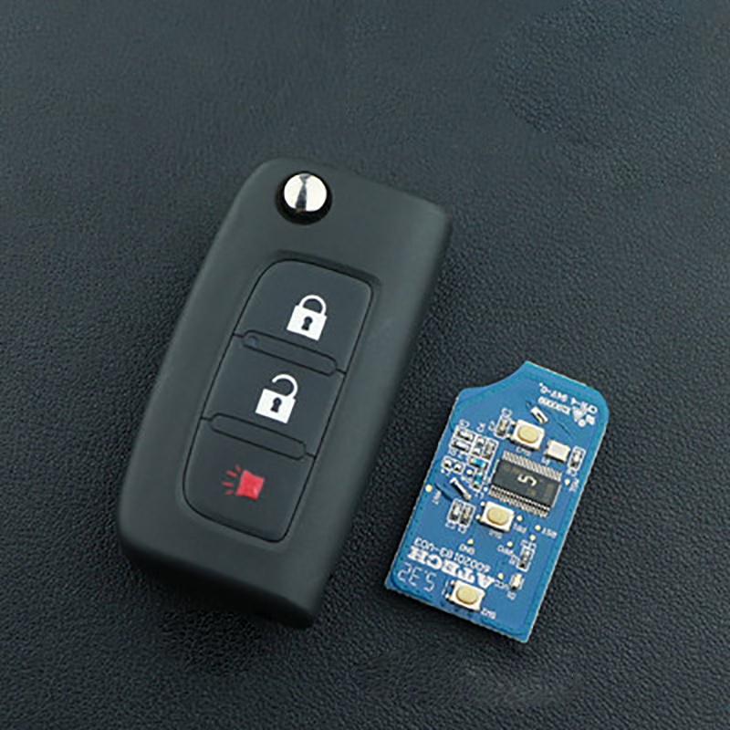 Car Folding Flip Remote Key FOB 433Mhz with ID46 Chip for Foton