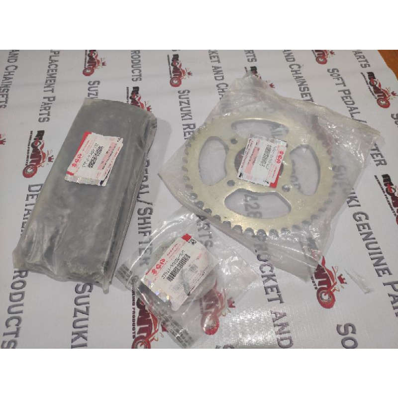 Suzuki Gixxer Sprocket Chain set (SGP) fi/carb Shopee Philippines