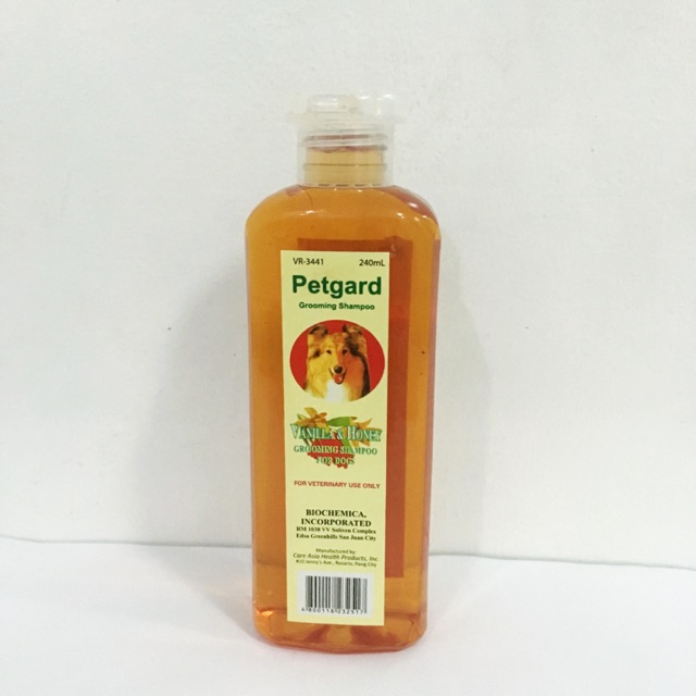Petgard vanilla and honey grooming shampoo (240ml) Shopee Philippines