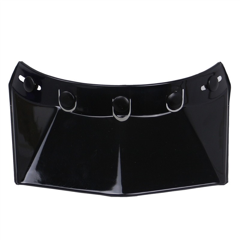 Motorcycle Helmet Visor 5 Button Retro Helmet Brim Motorcycle Helmet