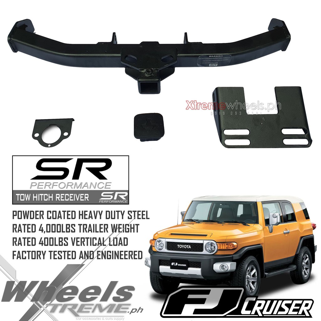 FJ CRUISER 2010 to 2023 SR Performance Tow Hitch Receiver bike carrier