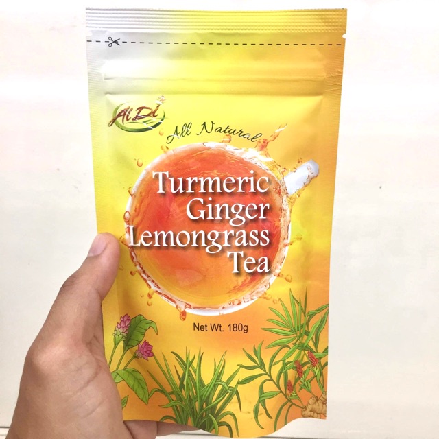 ♀All Natural Turmeric Ginger Lemongrass Tea by Al Adi Bucari Leon
