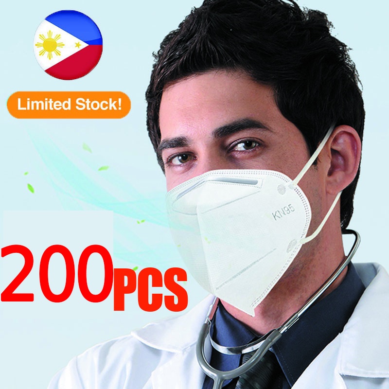 Indoplas KN95 ┋﹊℗50 PCS 200 PCS KN95 FACE MASK MASK 20pcs KN95 Mask Washable Original for