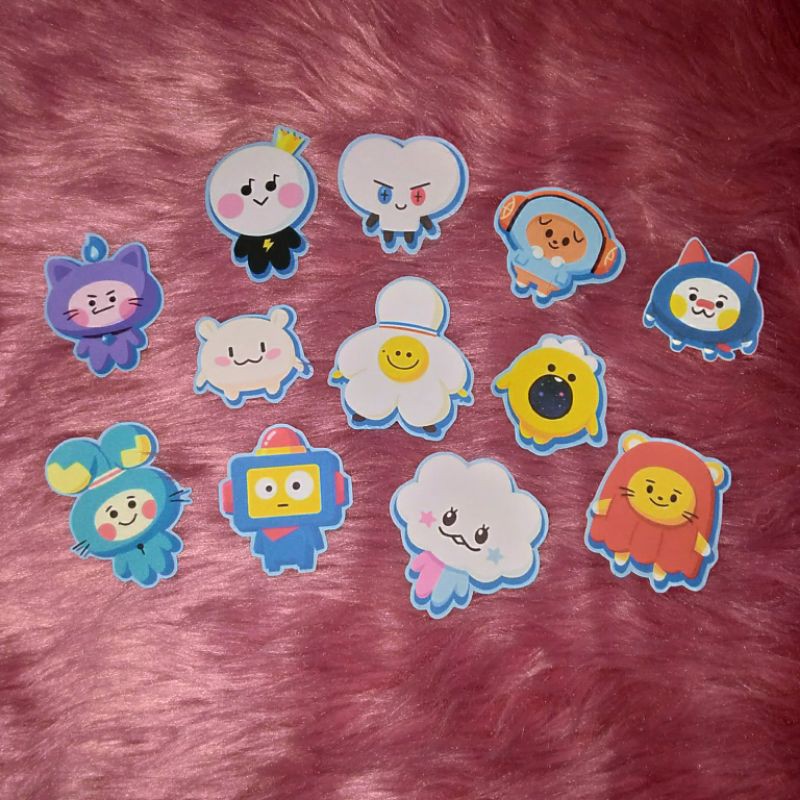 Treasure Line Character/ TRUZ Sticker Set Shopee Philippines