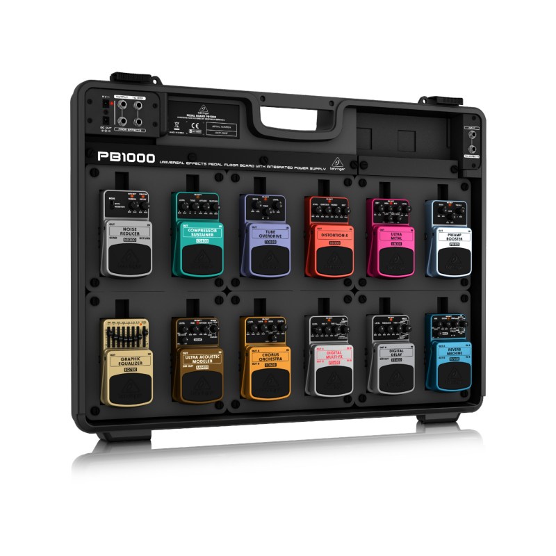 BEHRINGER PB1000 Universal Effects Pedal Floor Board with Integrated