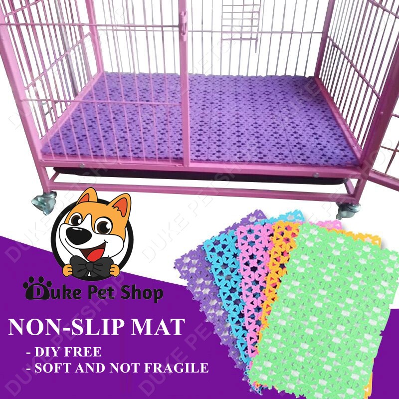 Multifunctional Splicing Plastic Mat Pet Dog Cat Pad Mesh Mat Bathroom