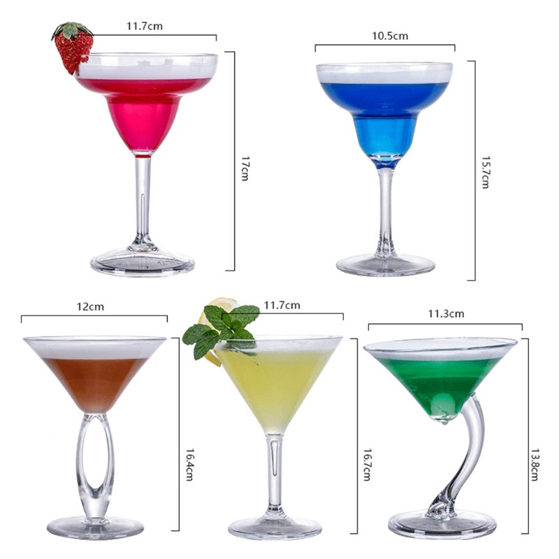 Creative Acrylic Cocktail Glass Personalized Acrylic Material Wine