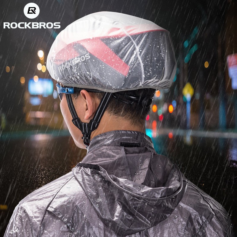 ROCKBROS Cover Cycling Helmet Covers Windproof DustProof Rain For Mtb