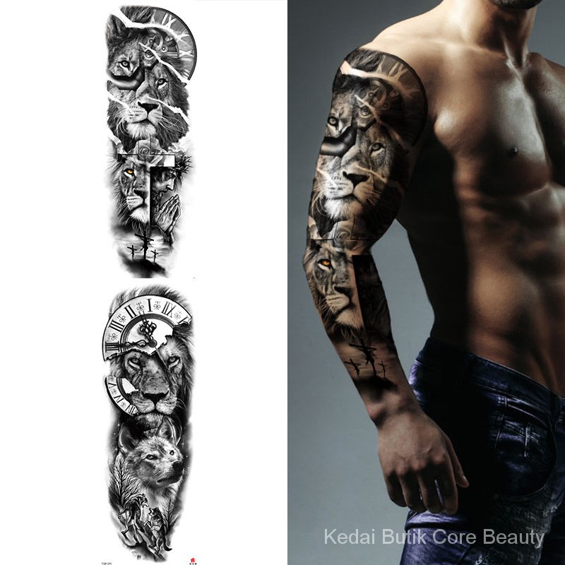 Tattoo Stickers Full Arm Tattoo Sticker Large Arm Tattoo Stickers Cross