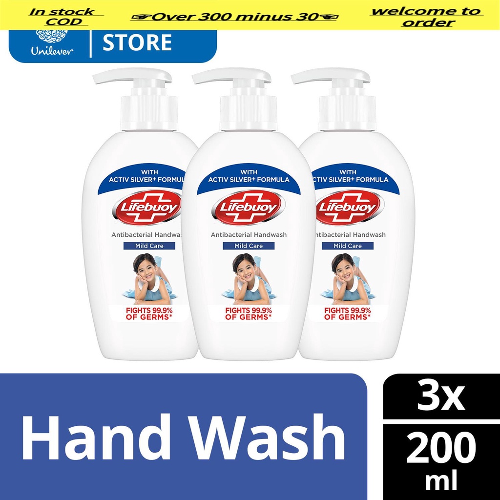 COD ☽[BUNDLE] Lifebuoy Deep Cleansing Antibacterial Handwash and