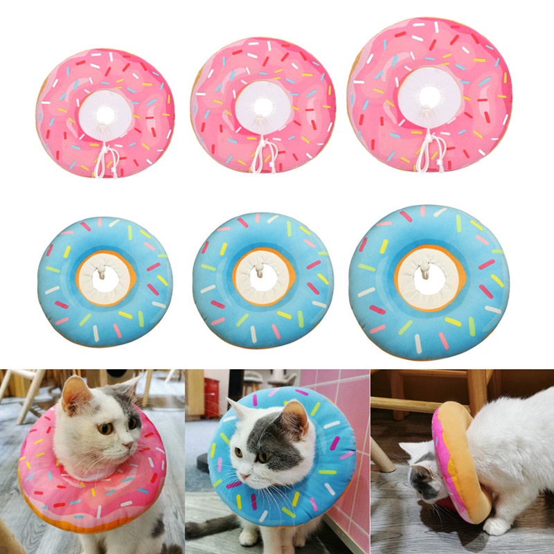 Dog Cat ECollar Recovery Cone Adjustable Cotton Blends Neck Recover