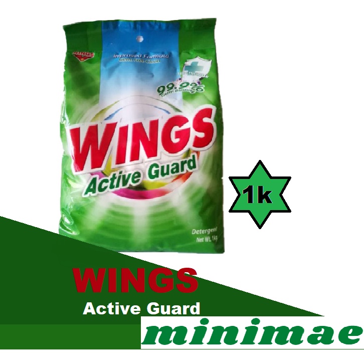 Wing's Powder Detergent 1k ( Active Fresh, Active White, Total with