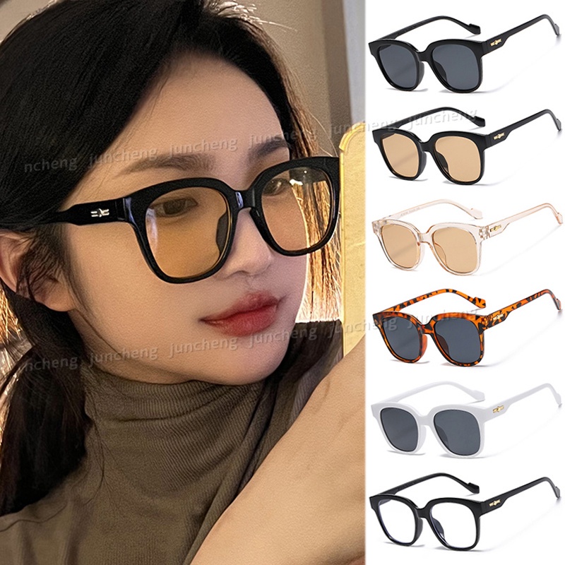 Korean Fashion Street Shooting Sunshade Sunglasses Oversized Square