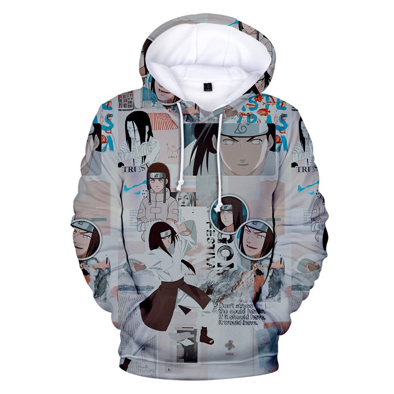 2022 NEW Cosplay Hyuga Neji/Inuzuka Kiba Hoodie Loose Style Sweatshirt
