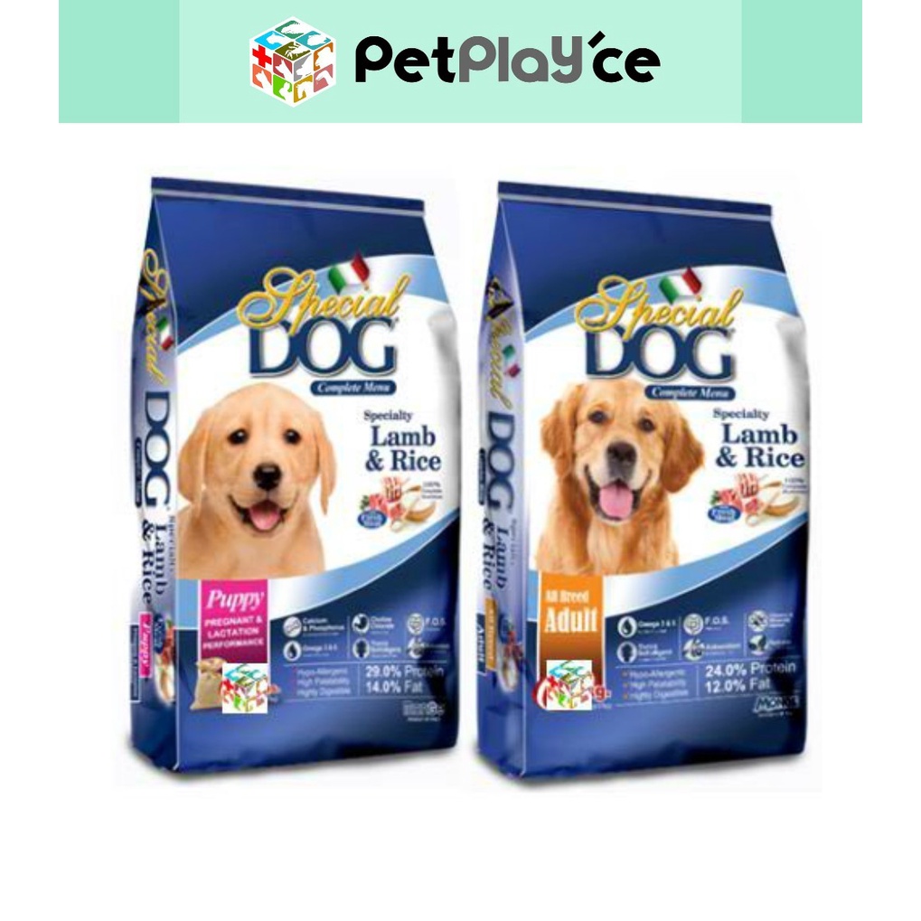 Special Dog Dry LAMB and RICE PUPPY / ADULT Dog Food Dry 9kg / 20lbs