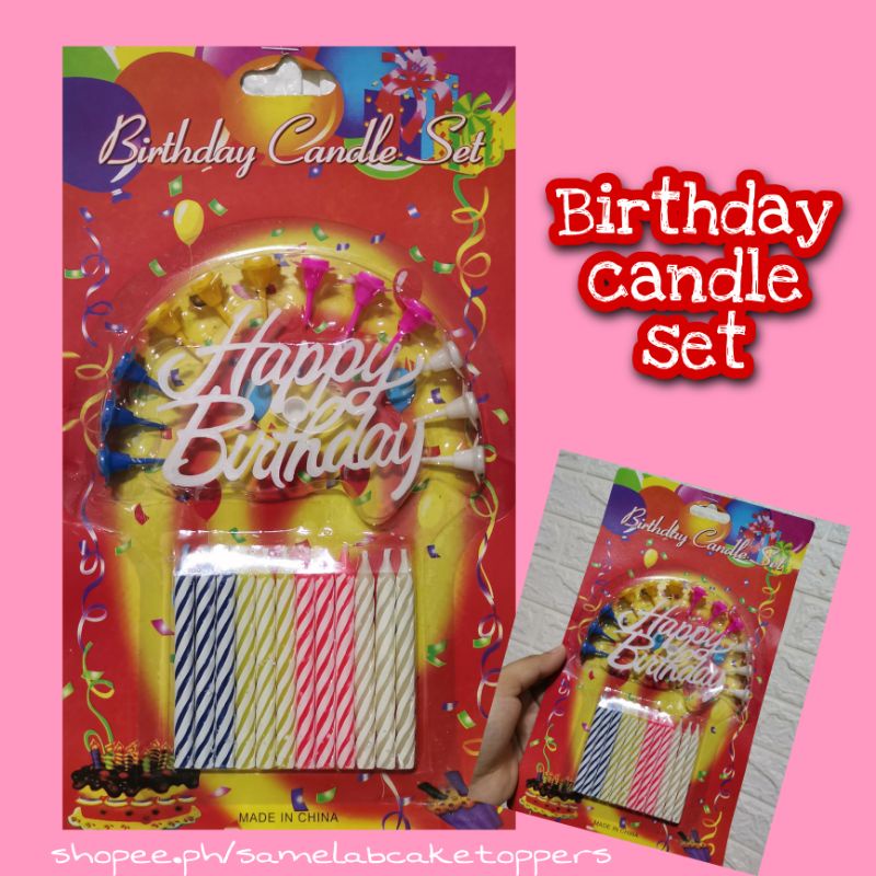 CANDLE BIRTHDAY CANDLE SET Shopee Philippines