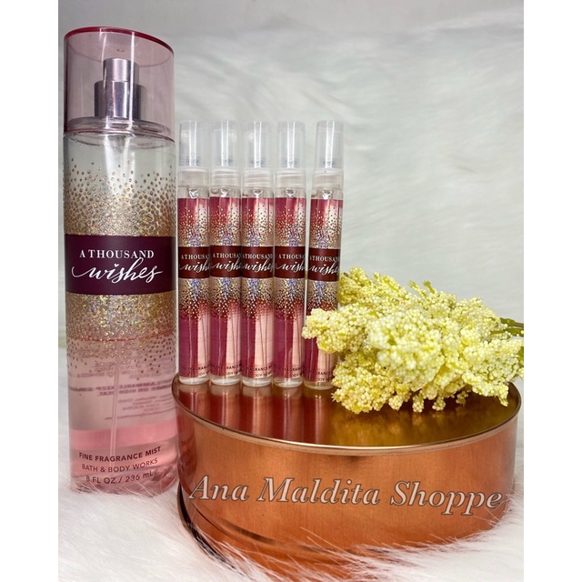 Bath and Body Works A Thousand Wishes 10ml Shopee Philippines