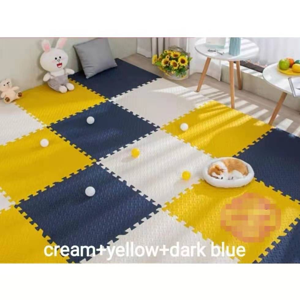 10pcs 30x30x1cm Puzzle Matt Baby Kid Playmat Play Matt Crawling Playmat