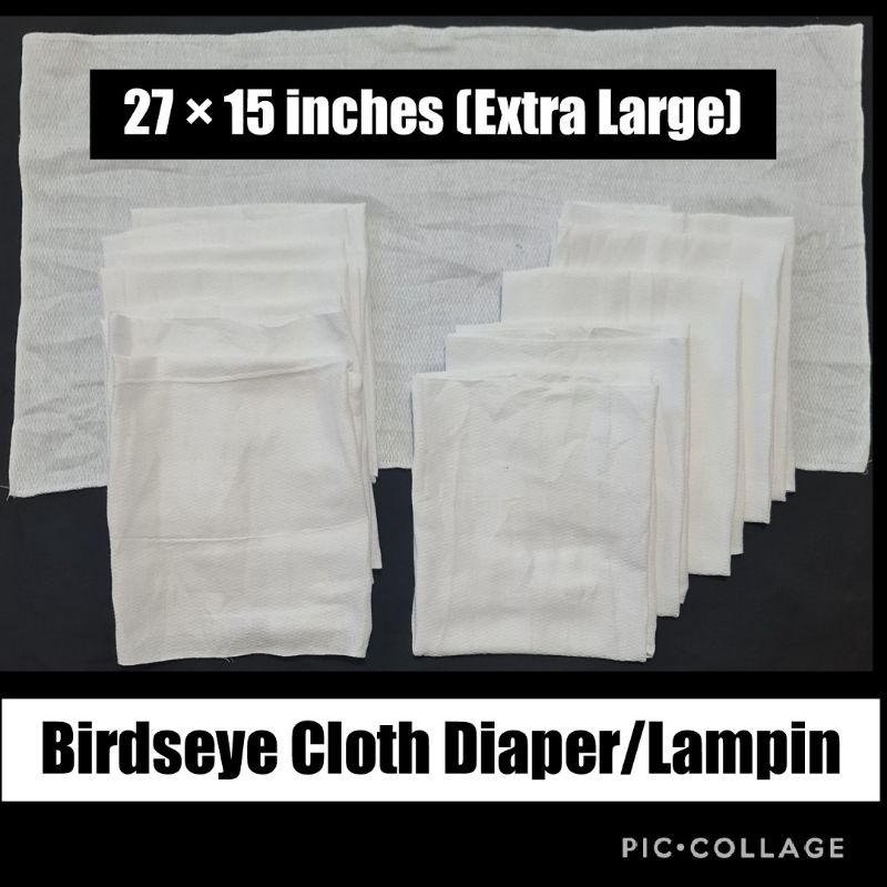 Birdseye Cloth Diaper/Lampin Shopee Philippines