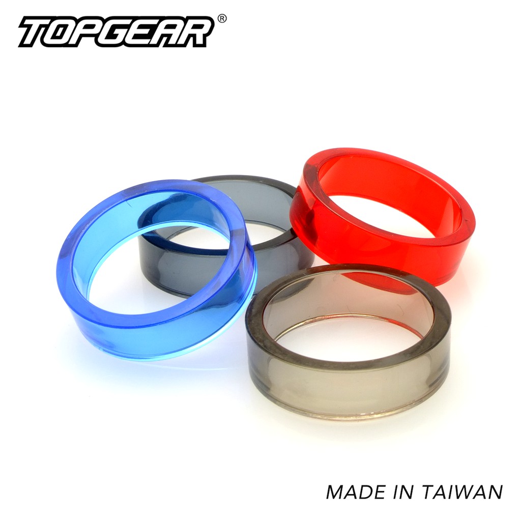 TOPGEAR Polycarbonate Headset Spacer for Bicycle Stem (1 PC) Shopee