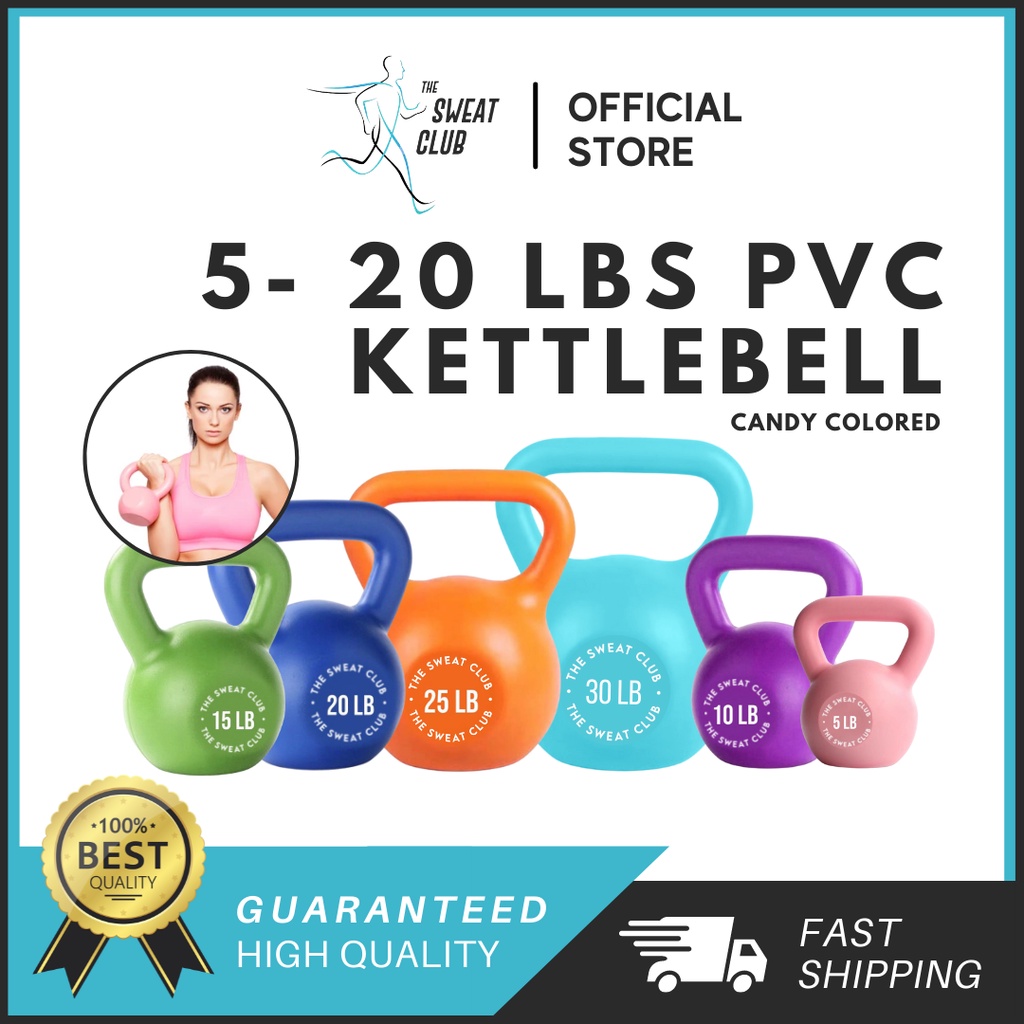 520 LBS Candy Colored PVC Kettlebell Kettlebells Sports Fitness High