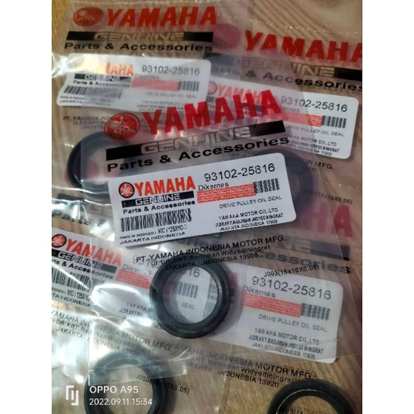 Oil Seal Pulley Side YAMAHA Mio i 125 (9310225819) Nmax/Aerox (30802
