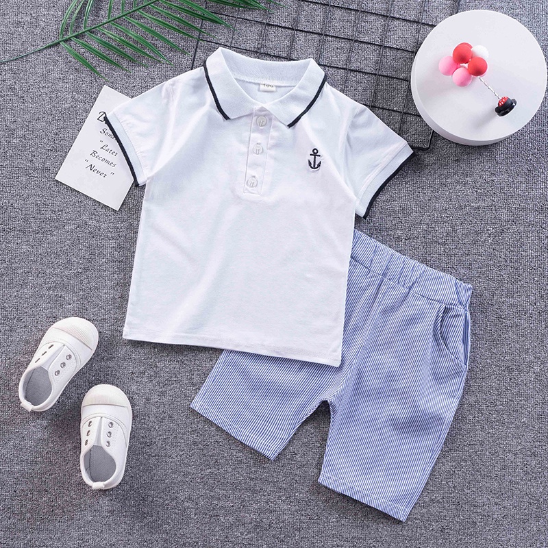 Boy polo shirt baby boy clothes 05 years old kid's suit fashion