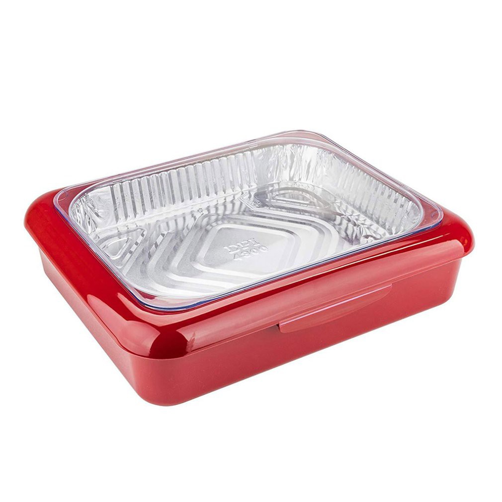 DEICY.YL/NeW Portable Casserole Cutlery Tin Foil Storage Box Classy