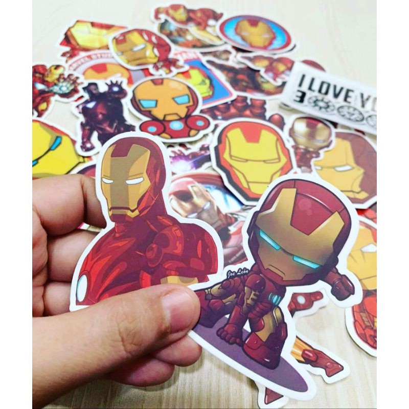 Ironman Stickers Random Designs Iron Man Motorcycle Laptop Sticker